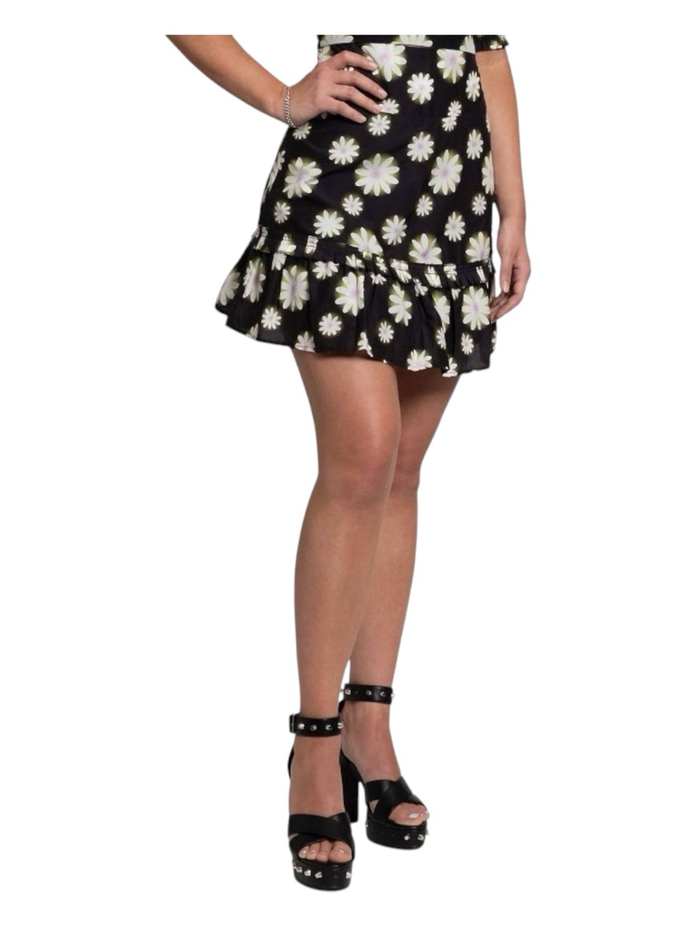 NICOLE MILLER Hazy Daisy Mini Skirt - Picture 2 of 12
